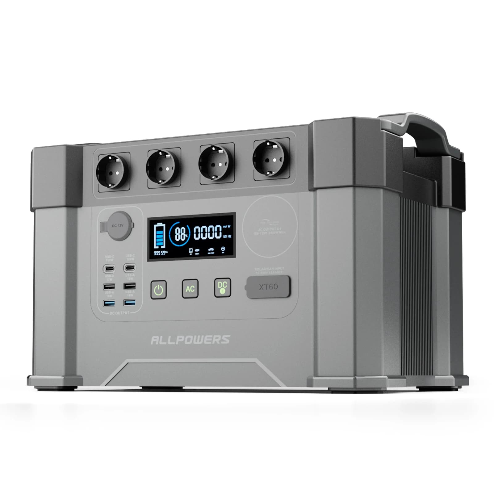پاور استیشن قابل‌حمل ALLPOWERS مدل S2000 Pro – ظرفیت 1500Wh با توان خروجی 2400 وات