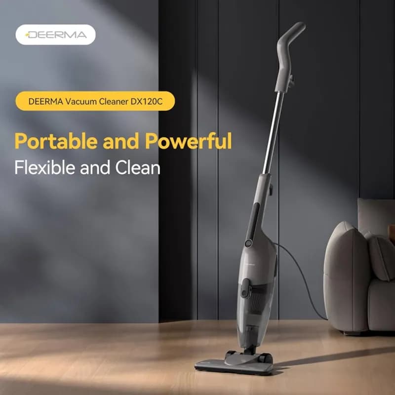 جارو برقی درما | Deerma DX120C Handheld Vacuum Cleaner — تصویر ۶