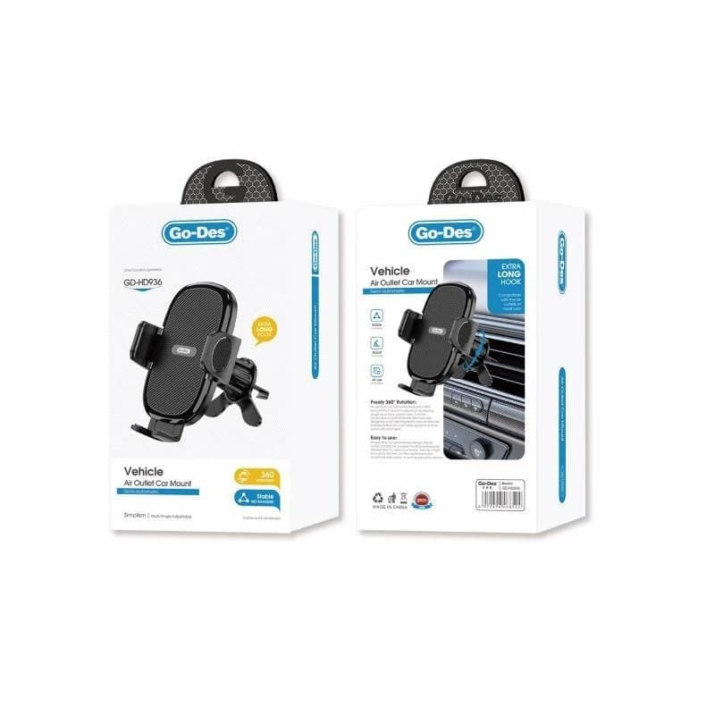 پایه نگهدارنده گوشی خودرو Go-Des مدل GD-HD936 | انتخابی مطمئن برای رانندگی ایمن — تصویر ۴