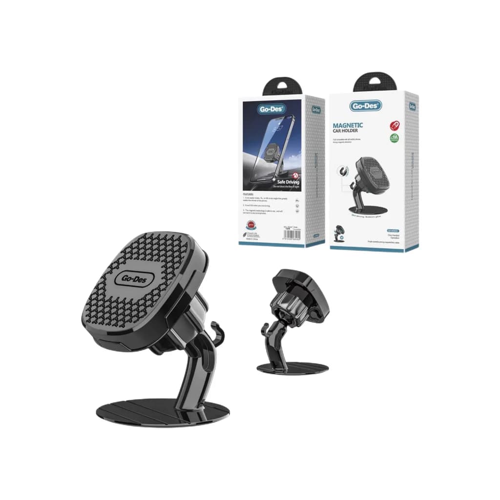 پایه نگهدارنده گوشی خودرو Go-Des مدل GD-HD835s | هولدر مغناطیسی با چسب قوی و چرخش 360 درجه — تصویر ۷