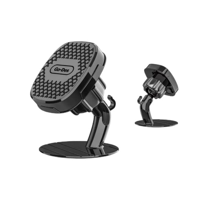 پایه نگهدارنده گوشی خودرو Go-Des مدل GD-HD835s | هولدر مغناطیسی با چسب قوی و چرخش 360 درجه