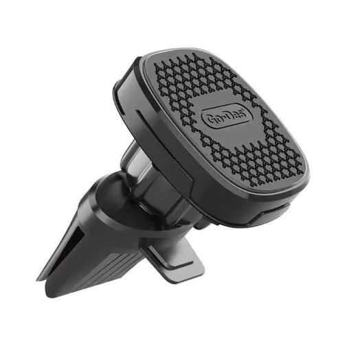 پایه نگهدارنده گوشی خودرو Go-Des مدل GD-HD763 | هولدر دریچه کولر با چرخش 360 درجه و طراحی مقاوم — تصویر ۲