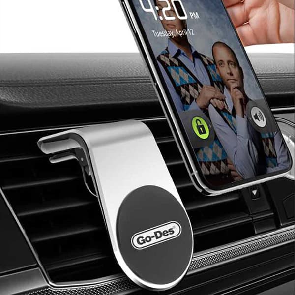 پایه نگهدارنده گوشی خودرو Go-Des مدل GD-HD633 | هولدر مقاوم با قابلیت چرخش 360 درجه و نصب آسان — تصویر ۶