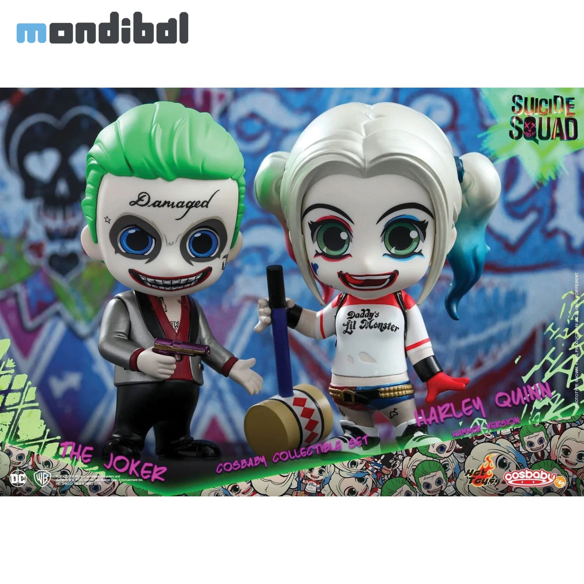 فیگور هات تویز مدل جوخه انتحار جوکر و هارلی کویین Suicide Squad The joker & Harley Quinn — تصویر ۵