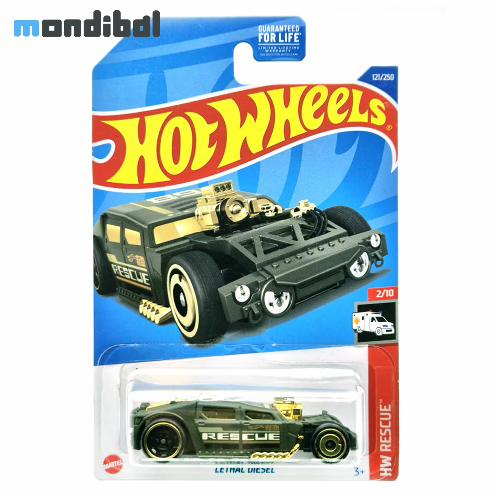 ماشین هات ویلز مدل Hot Wheels Lethal Diesel — تصویر ۵