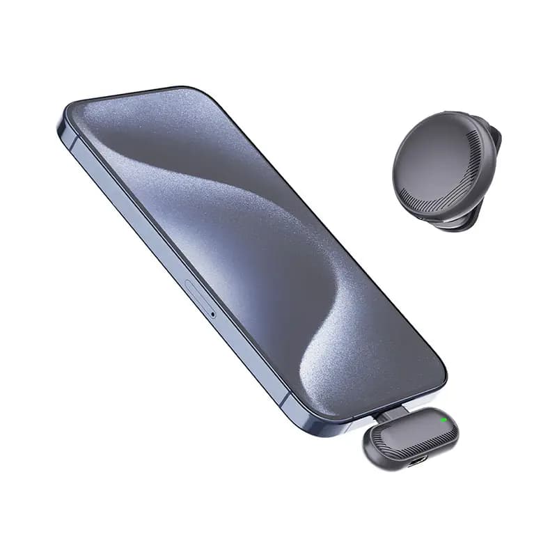 میکروفن یقه‌ای مدل SX19-Lightning 2xMic – ضبط صدای حرفه‌ای با دو میکروفن