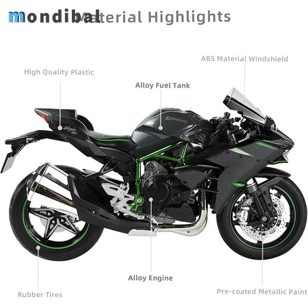 موتور کاوازاکی مدل Kawasaki H2R — تصویر ۴