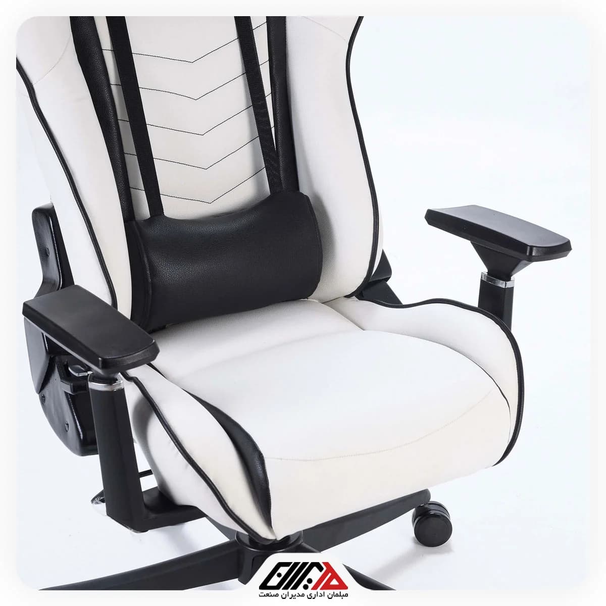 صندلی گیمینگ ام اس ریسر MSRacer Polar White — تصویر ۶
