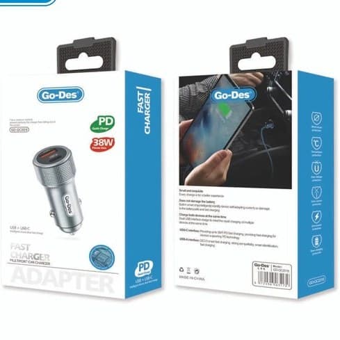 شارژر فندکی گودس مدل GO-DES QC2018 | شارژ سریع 18 وات با فناوری Quick Charge — تصویر ۶