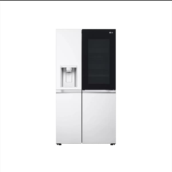 یخچال فریزر ساید بای ساید رنگ سفید دو درب 31 فوت ال جی مدل GR-X348CQFS