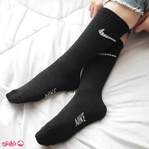 جوراب ساق دار حوله ای نایک — تصویر ۳