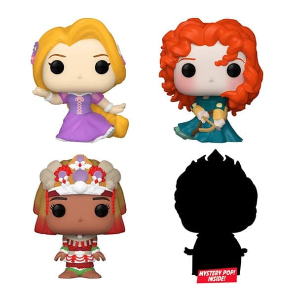 فیگور بیتی پاپ مدل پرنسس های دیزنی بسته ۴ عددی Disney Princess — تصویر ۲