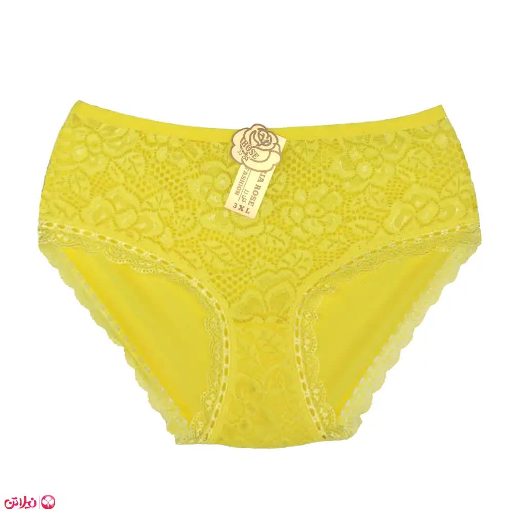 شورت زنانه جلو گیپور گل رز سایز 3XL