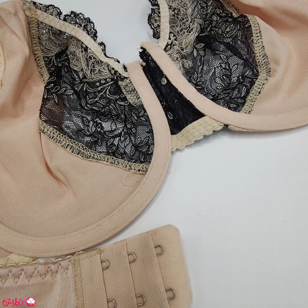 ست شورت و سوتین فانتزی تور گاز و استرج براق مدل 9027 — تصویر ۹