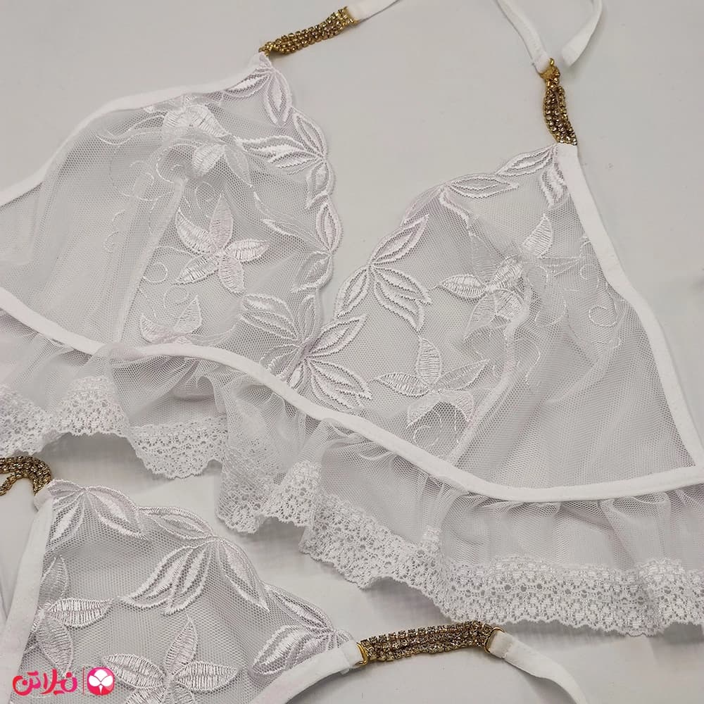 ست فانتزی شیشه ای نگین دار شهره مدل 408 — تصویر ۱۲