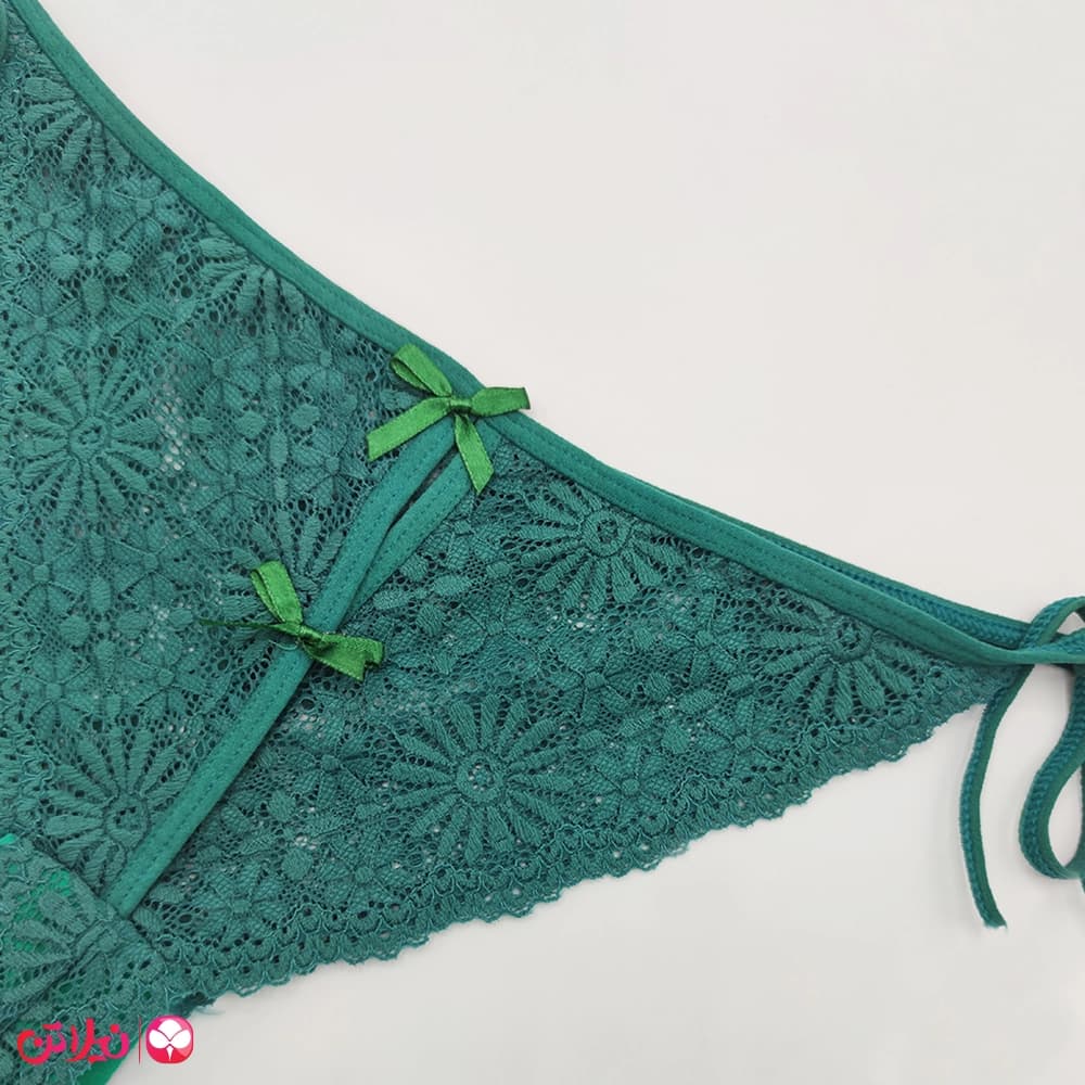 شورت لامبادا زنانه دانتل گره ای کارن — تصویر ۹
