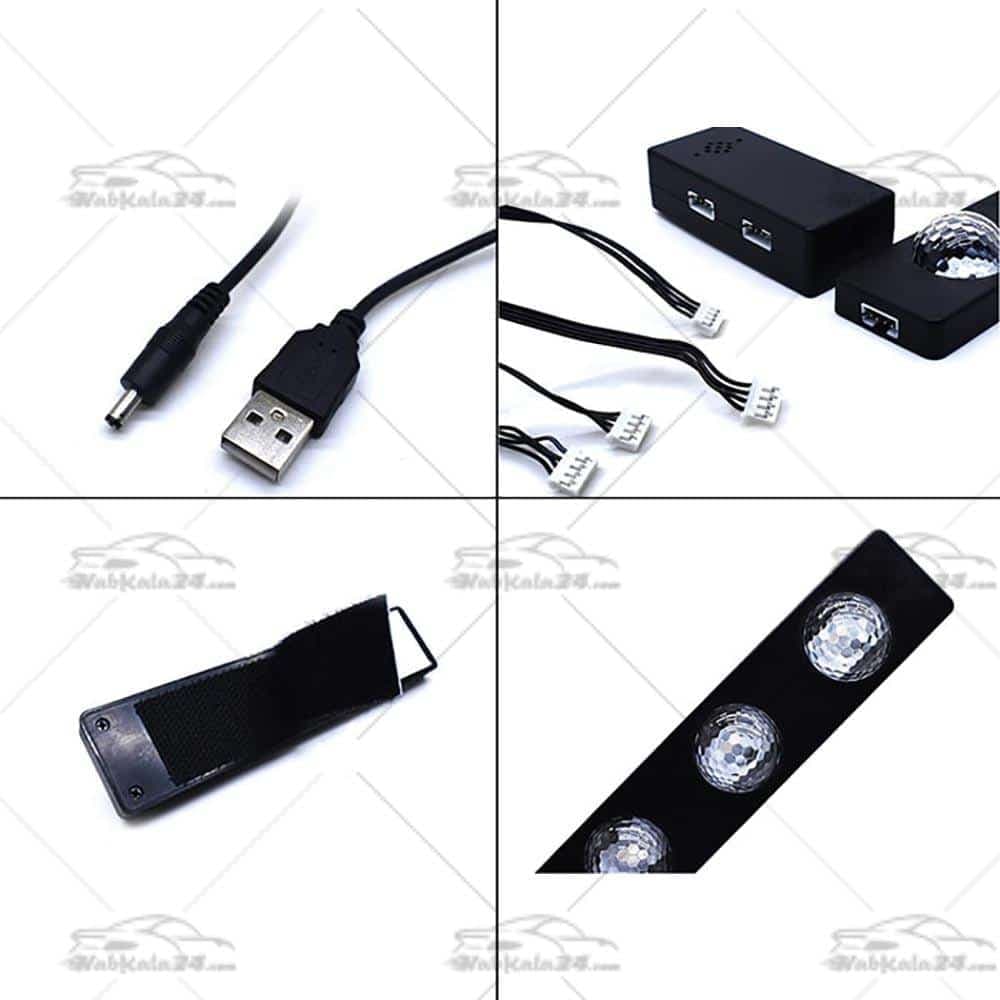کیت نور پردازی موزیکال ریموت دار — تصویر ۸