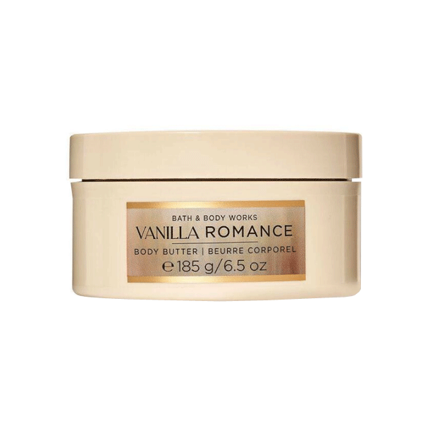 کره بدن بس اند بادی ورکس مدل vanilla romance مناسب برای انواع پوست حجم 185 گرم