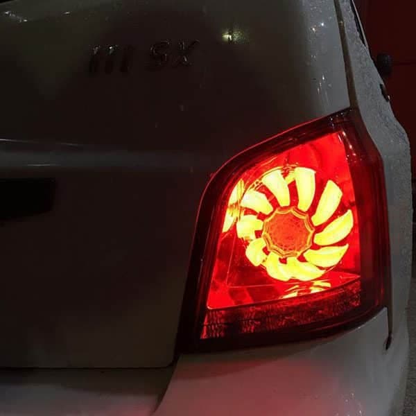 چراغ خطر اسپرت پرايد 111 طرح فراری — تصویر ۸