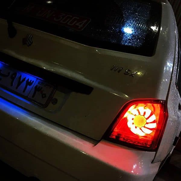 چراغ خطر اسپرت پرايد 111 طرح فراری — تصویر ۹