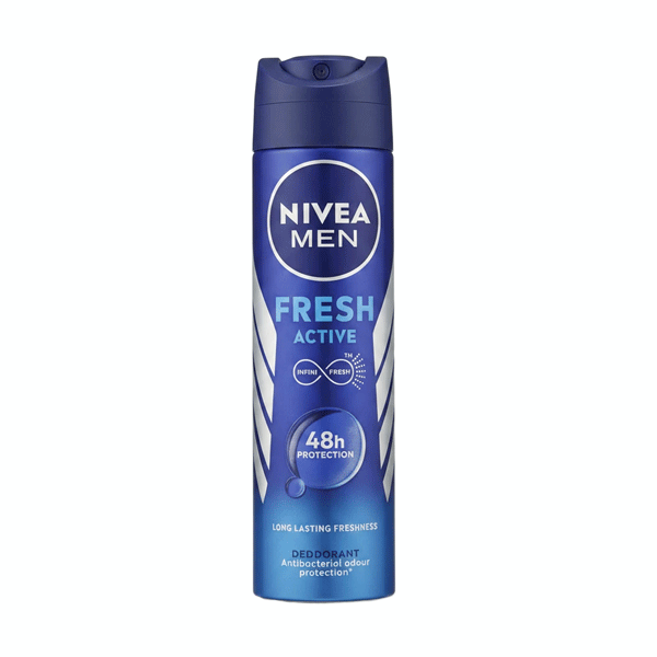 اسپری ضد تعریق مردانه نیوا مدل Nivea fresh Active infini fresh antibacterial 48h
