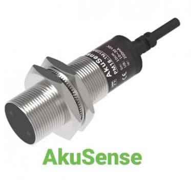 سنسور نوری استوانه ای AKUSENSE مدل PM18-D40NR