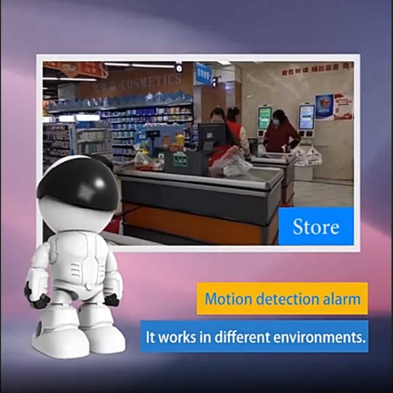 ربات دوربین هوشمند wifi smart robot cam — تصویر ۳