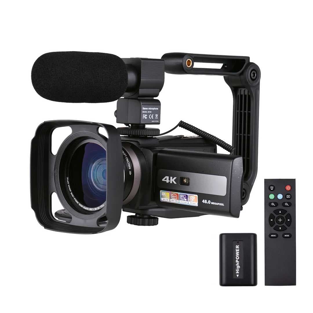 دوربین فیلم برداری مدل 4K 60FPS 48 MP Professional — تصویر ۲