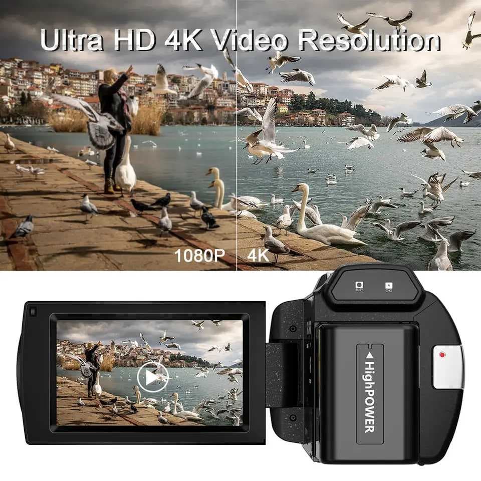 دوربین فیلم برداری مدل 4K 60FPS 48 MP Professional — تصویر ۷