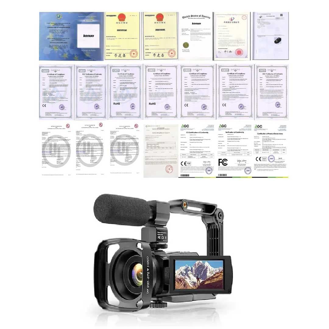 دوربین فیلم برداری مدل 4K 60FPS 48 MP Professional — تصویر ۱۲