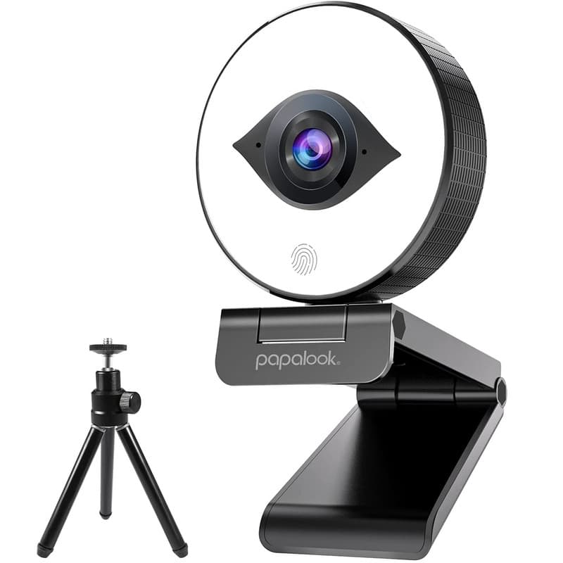 وب کم پاپالوک مدل 60FPS with Ring Light and Tripod — تصویر ۶