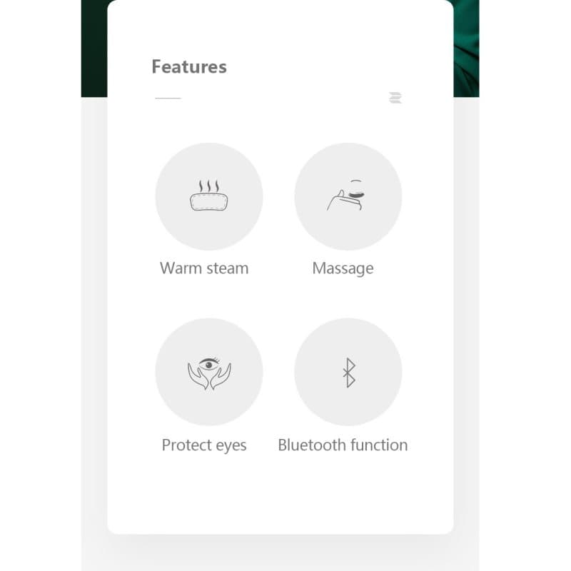 ماساژور چشم مدل Instrument Bluetooth Hot Compression — تصویر ۸