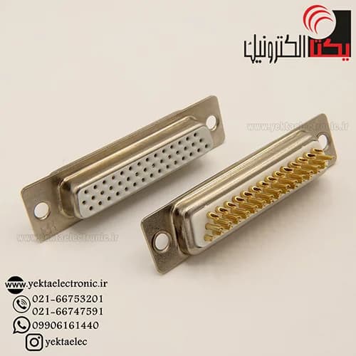 دی کانکتور کابلی صنعتی مادگی 44 پین — تصویر ۳