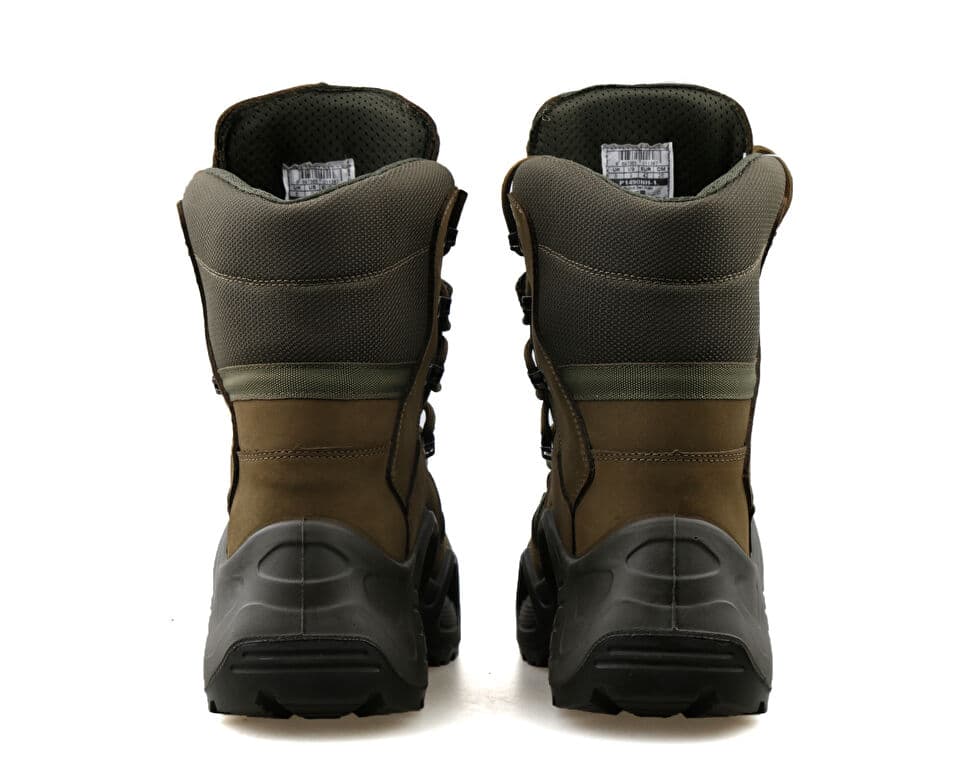 Scooter Nubuk Leather Haki Boots — تصویر ۵