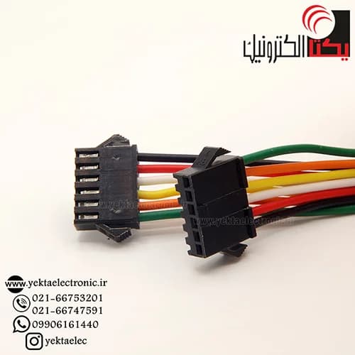 کانکتور SM بین راهی6پین مادگی سیم دار 30 سانتی(2.5 میلی متری ) — تصویر ۴