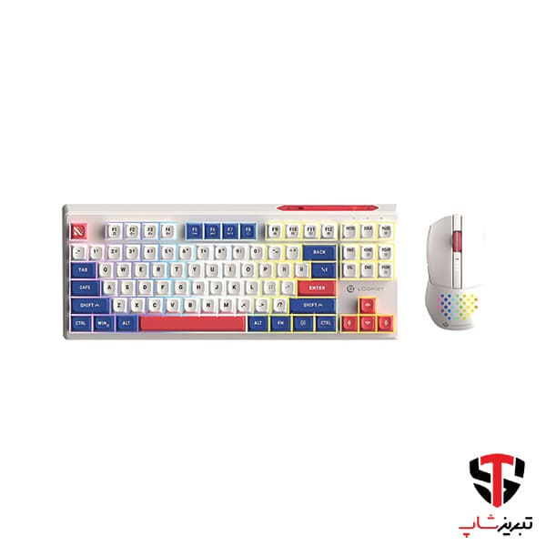 کیبورد و ماوس بی سیم گیمینگ لاجی کی KM329W — تصویر ۲