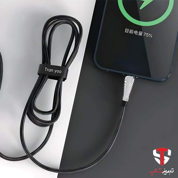 کابل شارژ تایپ سی ترانیو مدل T-X17C — تصویر ۳