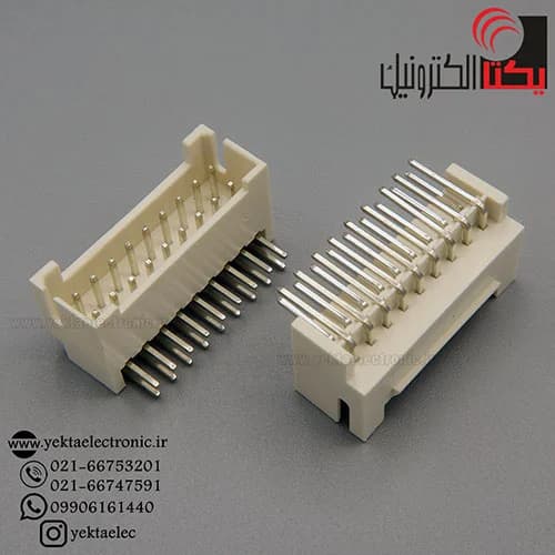 کانکتور ماینری قفلدار PHB نر رایت دو ردیفه 18 پین (2 در 9)