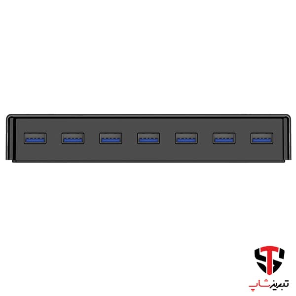 هاب 7 پورت USB3.0 با آداپتور ORICO H7928-U3-V1 — تصویر ۵