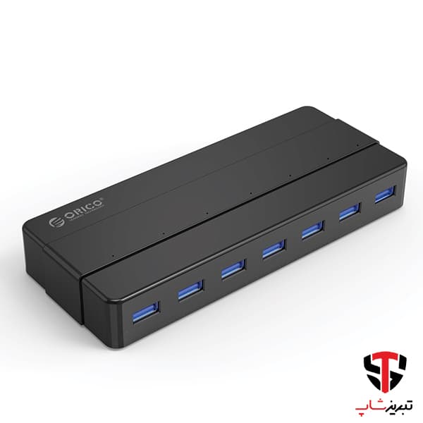 هاب 7 پورت USB3.0 با آداپتور ORICO H7928-U3-V1