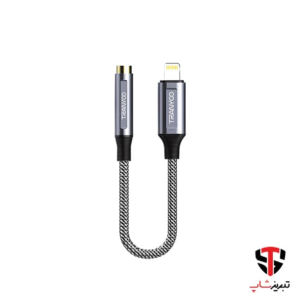 تبدیل لایتنینگ به جک 3.5 میلی متری ترانیو مدل T-E9 — تصویر ۱۲
