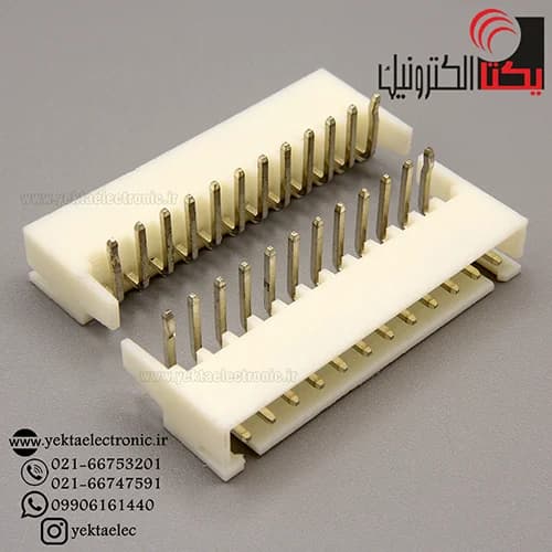 کانکتورxh نری 12 پین رایت لبه دار (دزدگیری)
