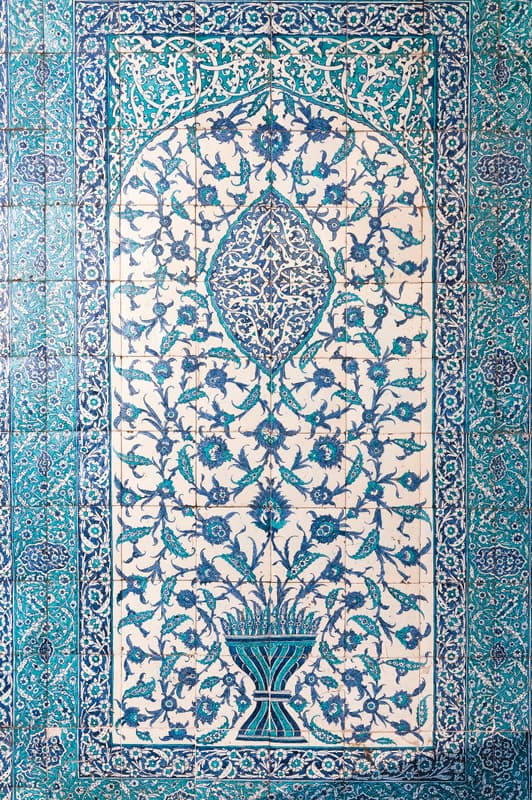 پوستر دیواری طرح کاشی سنتی آبی — تصویر ۶