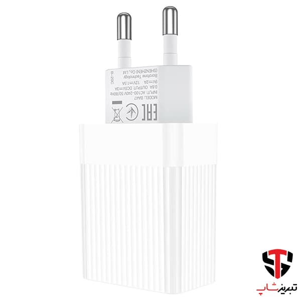 شارژر دیواری بروفون مدل BA47A به همراه کابل Type-C — تصویر ۵
