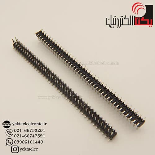 پین هدر نری 40*2 پین 2.54 میلیمتر SMِD — تصویر ۲