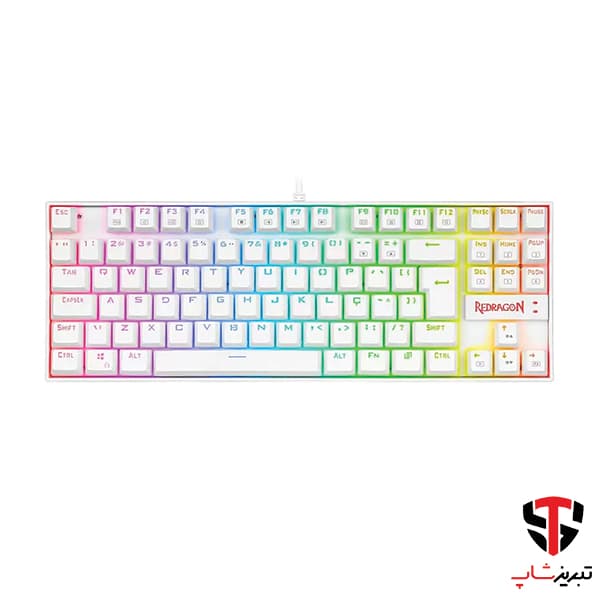 کیبورد گیمینگ ردراگون مدل Kumara Pro K552P-WBS