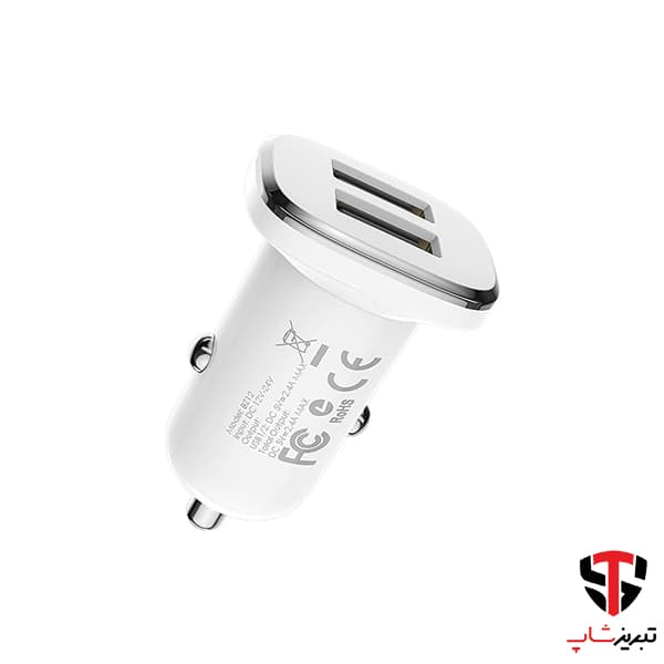 شارژر فندکی بروفون مدل BZ12 به همراه کابل Type-C — تصویر ۳