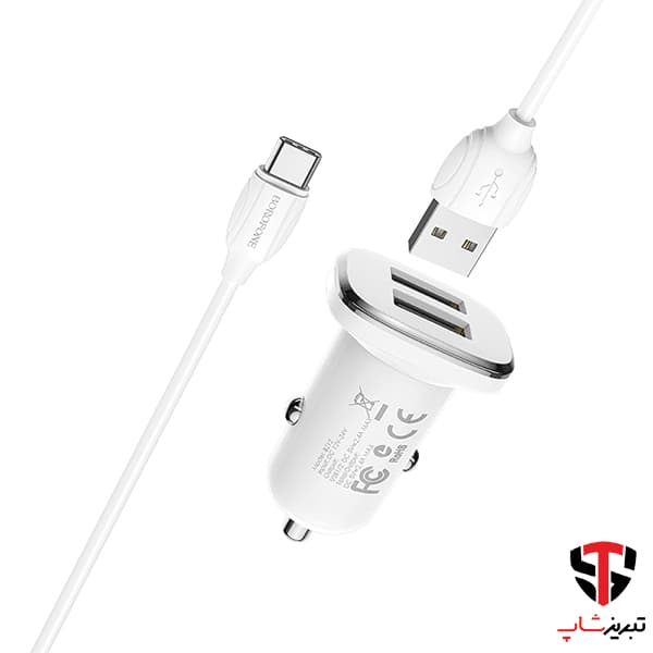 شارژر فندکی بروفون مدل BZ12 به همراه کابل Type-C — تصویر ۷