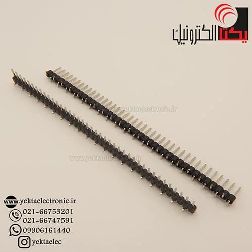 پین هدر نری 40*1 پین 2.54 میلیمتر SMD
