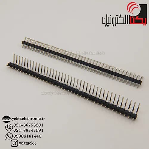 پین هدر نررایت 40*1 پین 2.54 میلیمتر متوسط